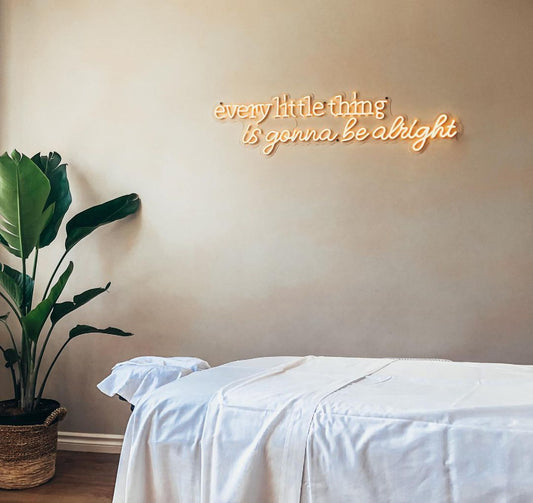 Every Little Thing is Gonna Be Alright Neon Signs, Neon Lights, LED Neon Signs for Room, Bars Light Up Signs, Cool Neon Light Signs, Neon Wall Lights