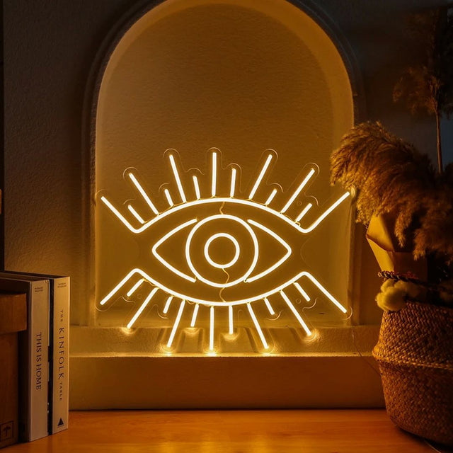 Evil Eye LED Neon Sign for Storefront light up sign