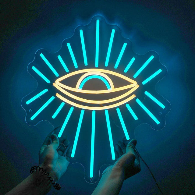 Eye LED Neon Sign for Salon light up sign