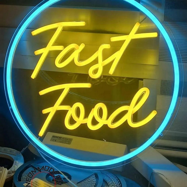 Fast Food LED Neon Sign for Bar light up sign