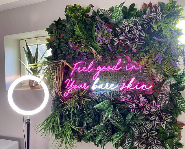 Feel Good in Your Bare Skin LED Neon Sign for Salon light up sign