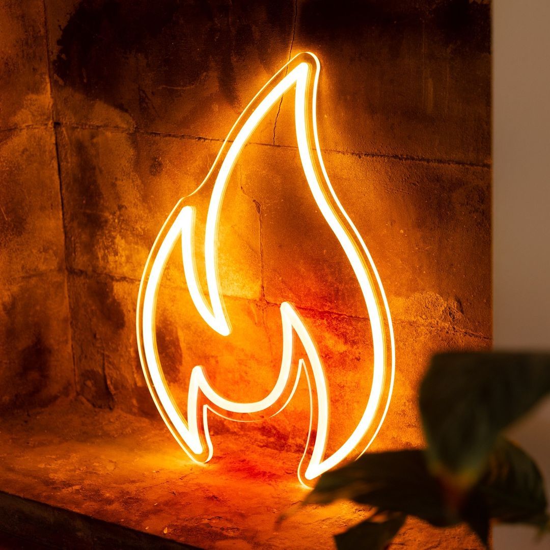 Led Sign On Fire Vs Sign On Fire