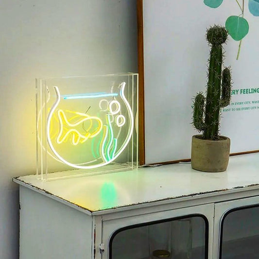 Fish Bowl Neon Sign