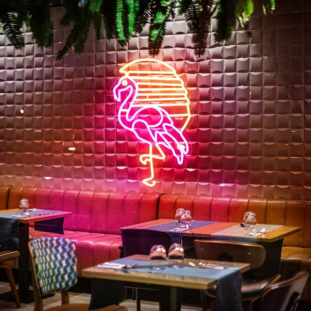 Flamingo LED Neon Sign for Bar light up sign