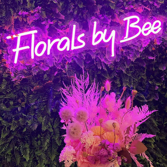 Florals By Bee Neon Sign