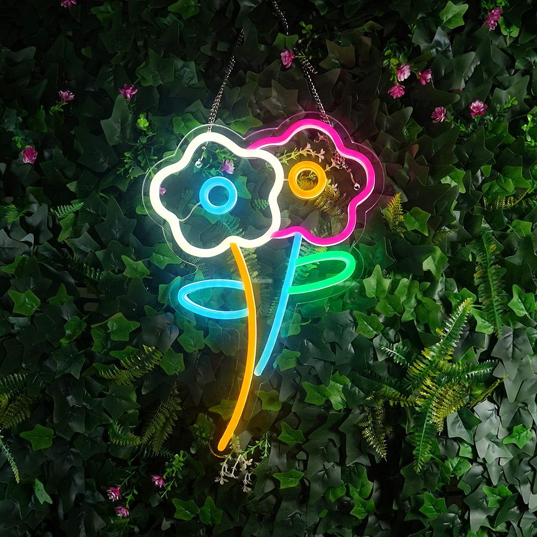 Flower Neon Sign