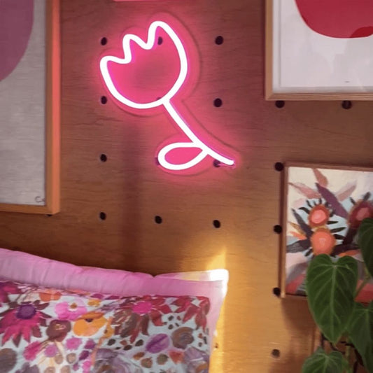 Flower Wall Art Neon Sign