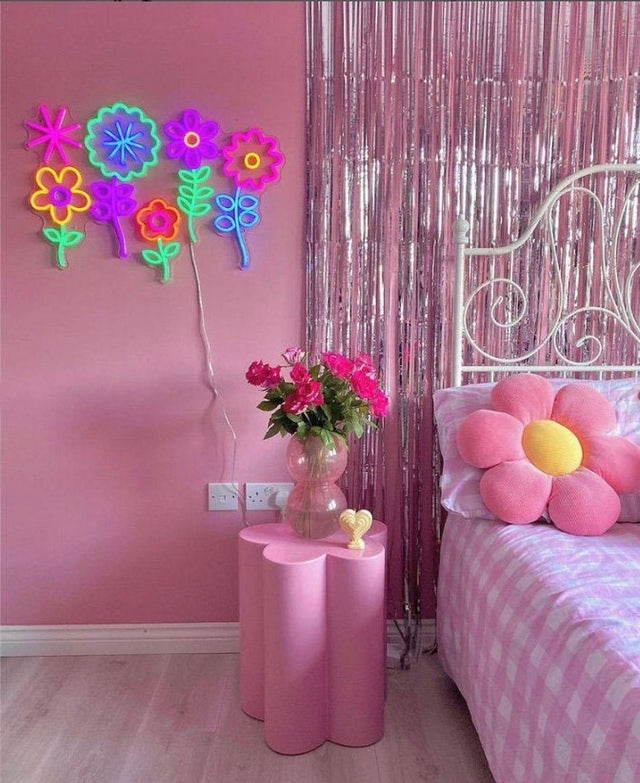 Daisies LED Neon Sign for Salon light up sign