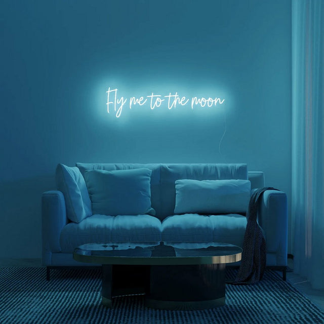 Fly Me to The Moon LED Neon Sign light up sign