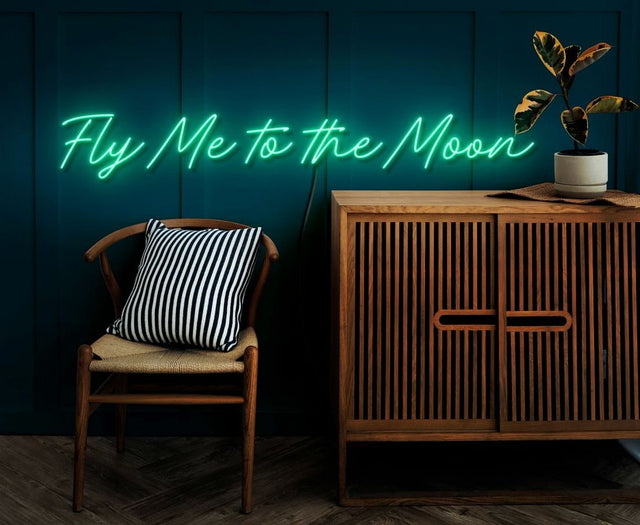 Fly Me to The Moon LED Neon Sign light up sign