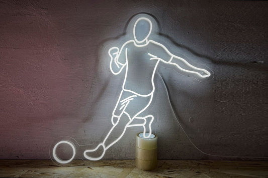 Footballer Neon Sign