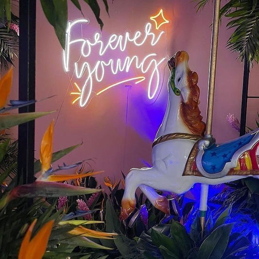 Forever Young Neon Sign