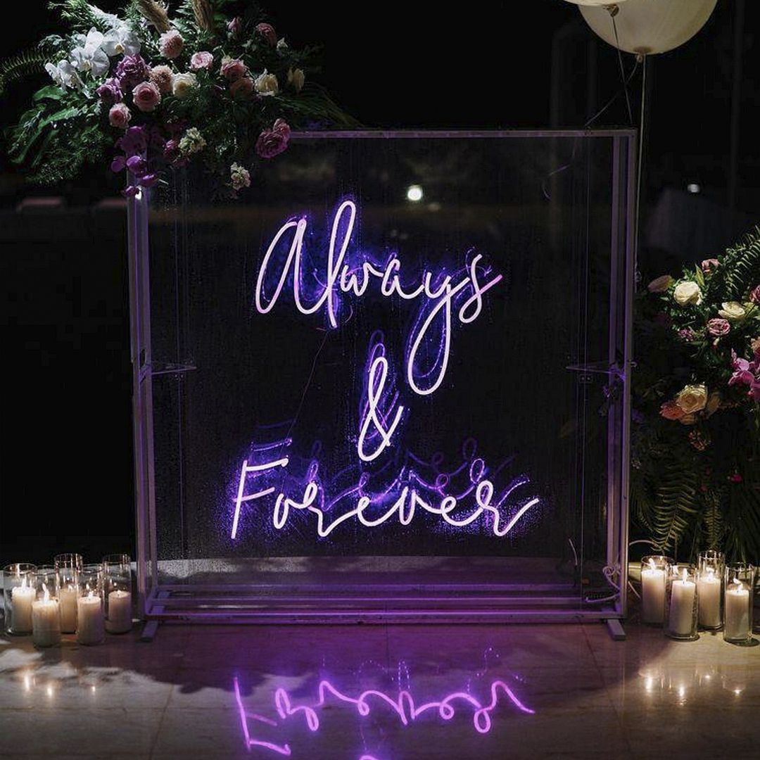 Always and Forever Neon Sign