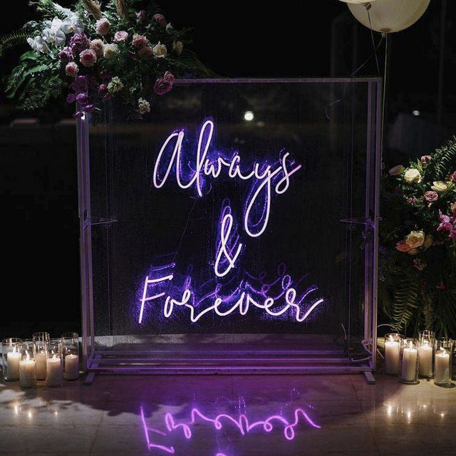 Always and Forever LED Neon Sign light up sign