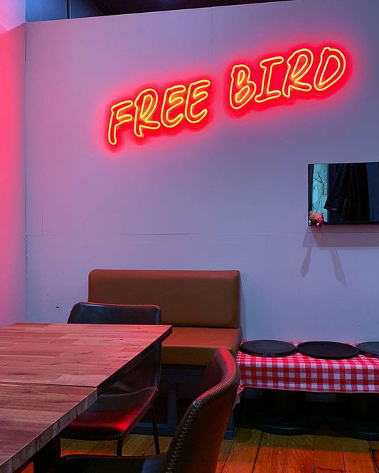 Free Bird Neon Sign