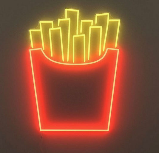 French Fries Neon Sign