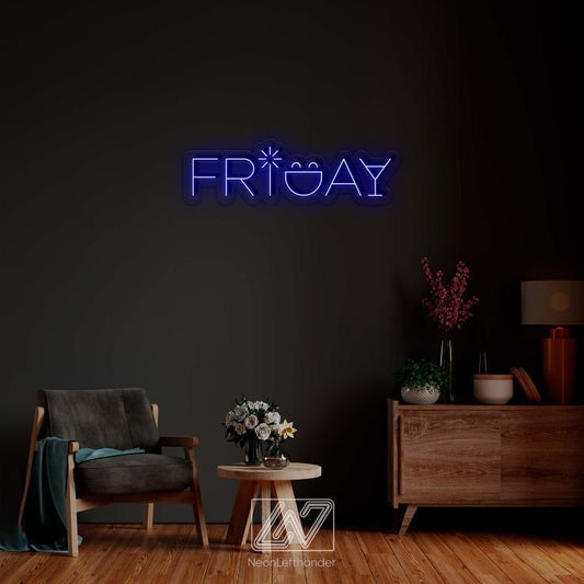 Friday cocktails Neon Sign