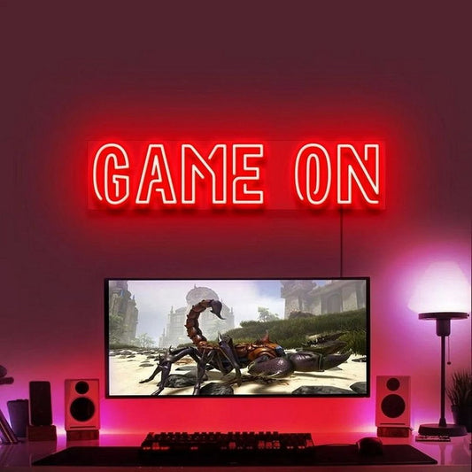 Gaming On Neon Sign