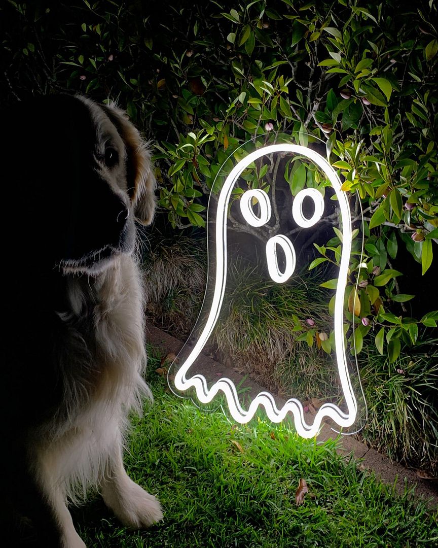 Ghost Halloween Neon Signs