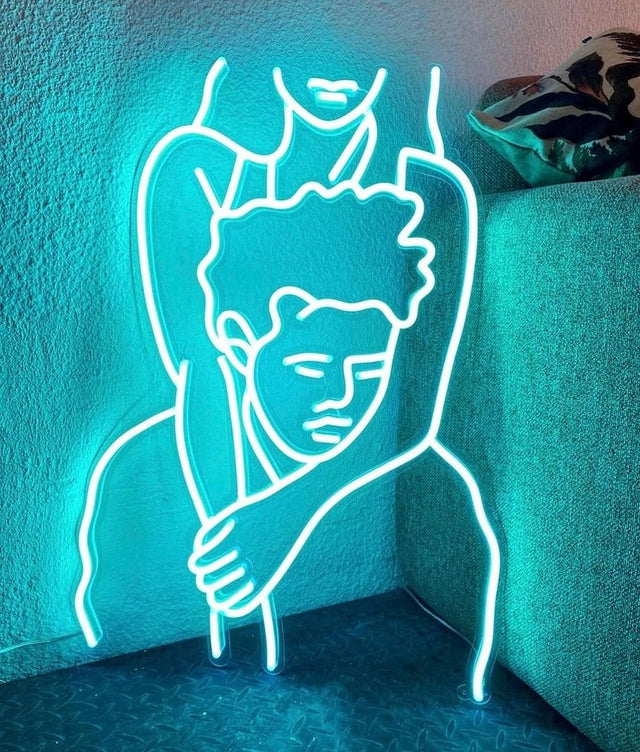 Girl Boy Love LED Neon Sign for Wedding light up sign