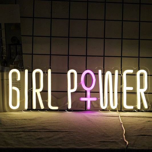 Girl Power Neon Sign