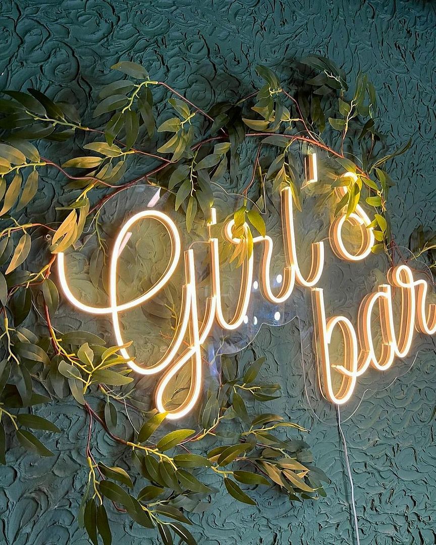 Girl's Bar Neon Sign