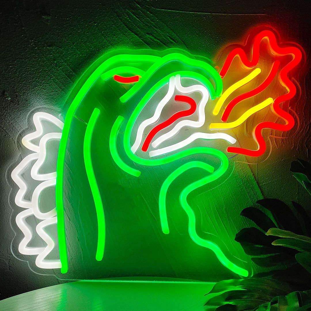 Godzilla King of The Monster Neon Sign