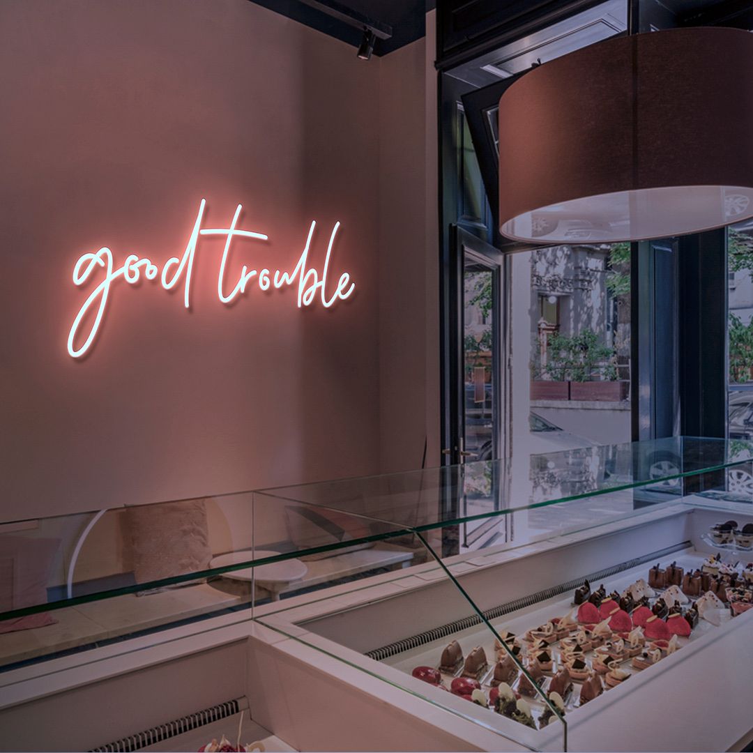 Good Trouble Neon Sign