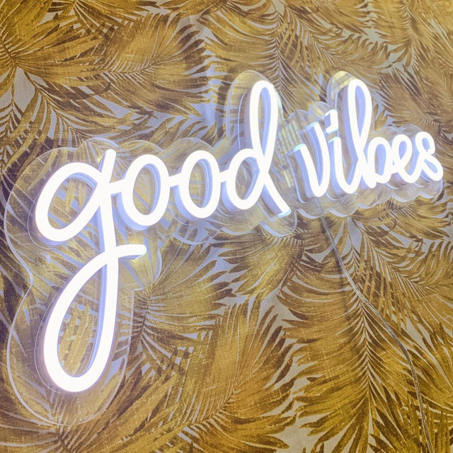 Good Vibes LED Neon Sign light up sign
