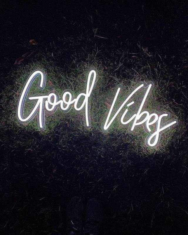 Good Vibes LED Neon Sign light up sign