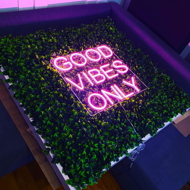 Good Vibes Only LED Neon Sign light up sign