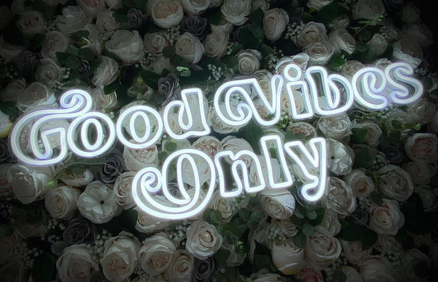 Good Vibes Only LED Neon Sign light up sign