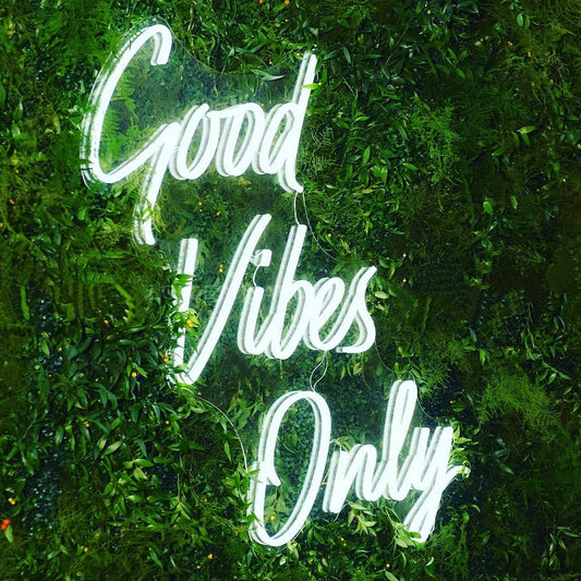 Good Vibes Only Neon Sign