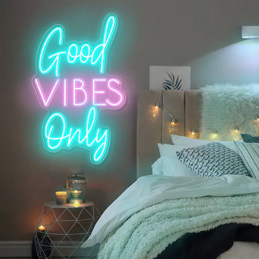 Good Vibes Only Neon Sign