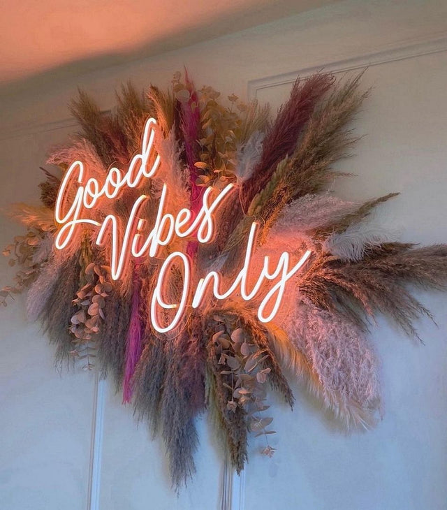 Good Vibes Only LED Neon Sign light up sign