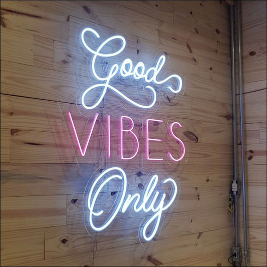 Good Vibes Only Neon Sign