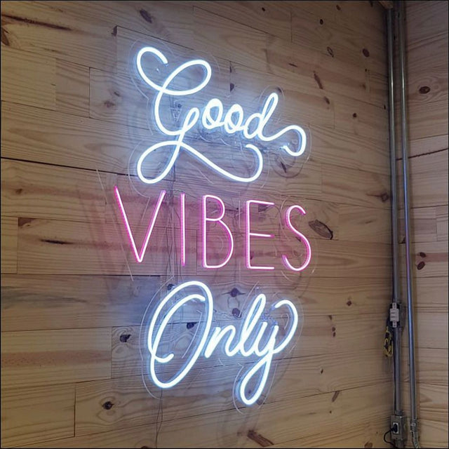 Good Vibes Only LED Neon Sign light up sign