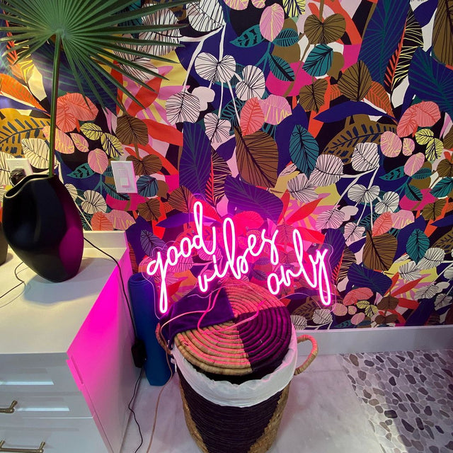 Good Vibes Only LED Neon Sign light up sign