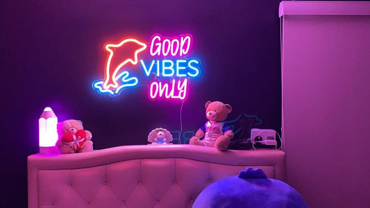 Good Vibes Only Neon Sign
