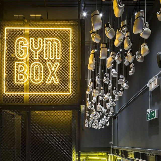 Gym Box LED Neon Sign for Business light up sign