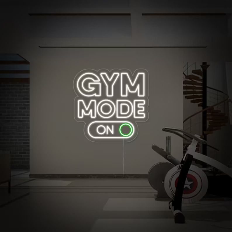 Gym Mode On Neon Sign