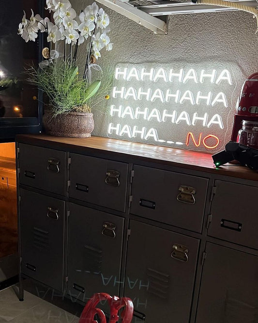 HaHa No Neon Sign