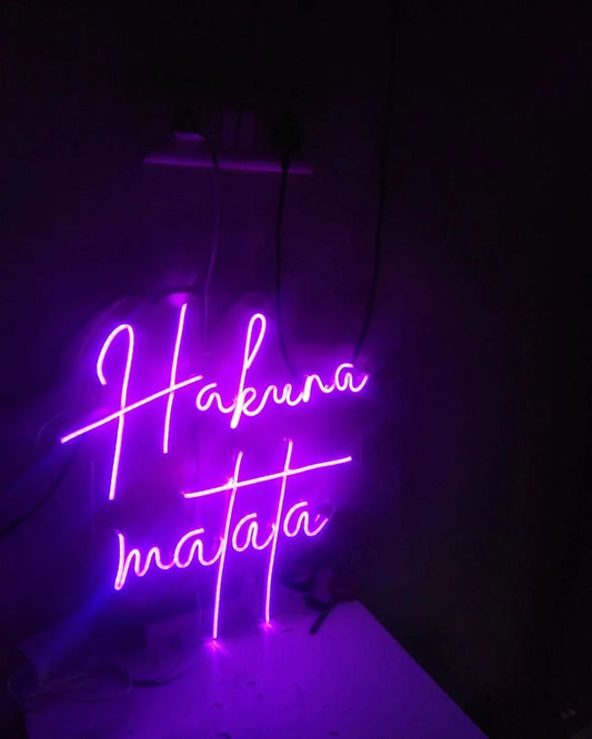 Hakuna Matata Neon Sign