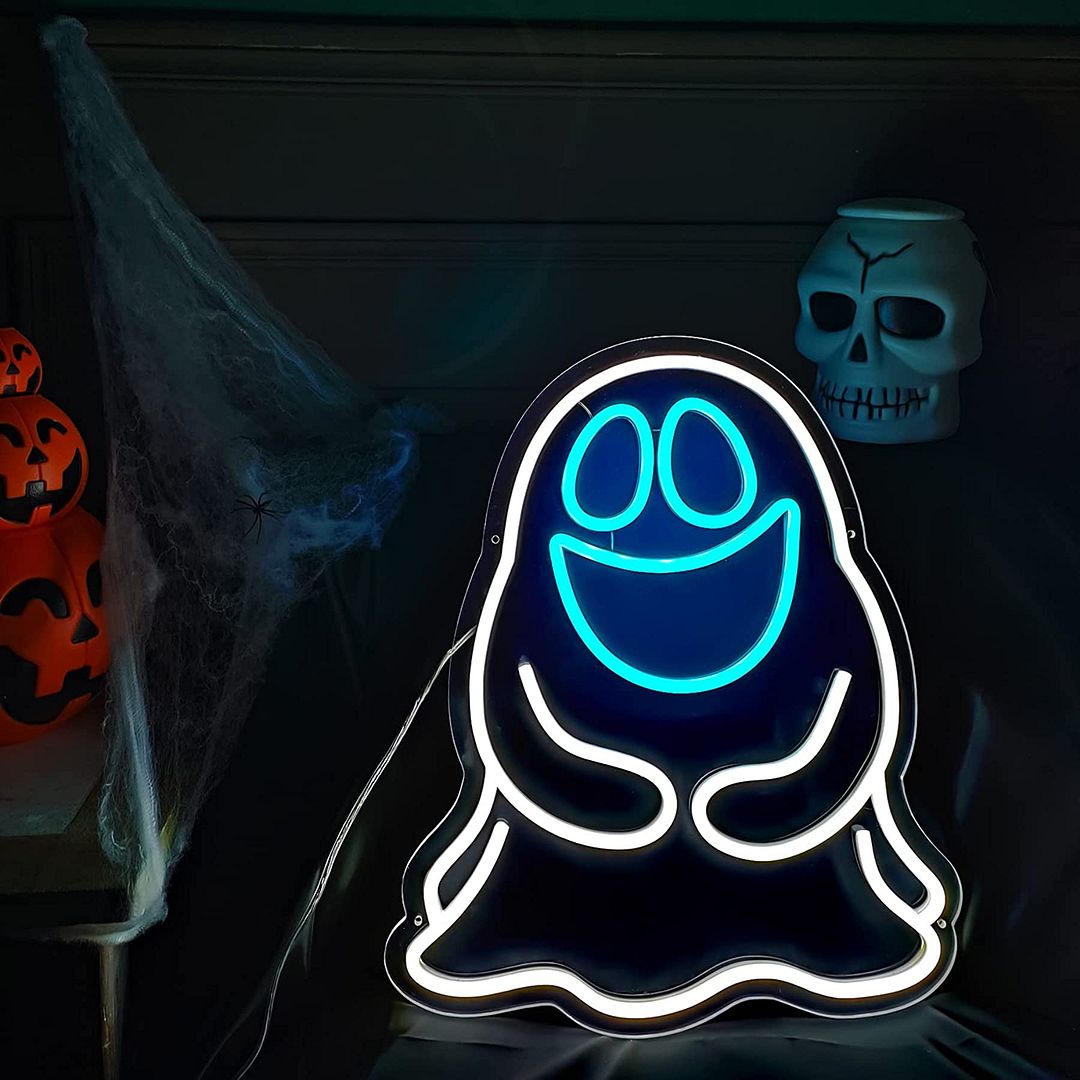 Halloween Ghost Neon Sign