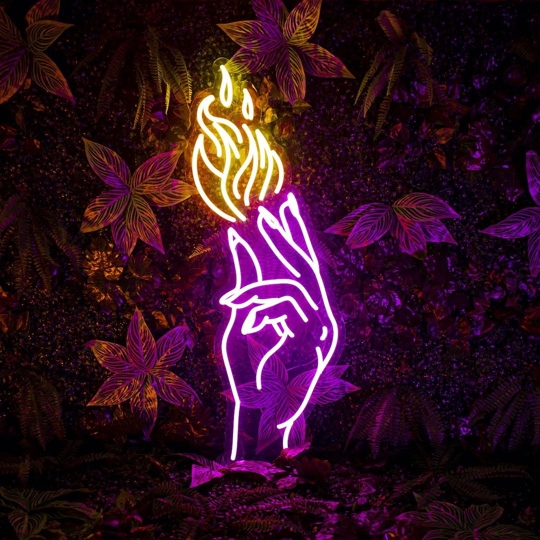 Hand of Passion Neon Sign