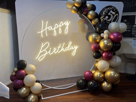 Happy 21st Birthday Neon Sign