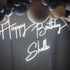 Happy Birthday Shelby Neon Sign