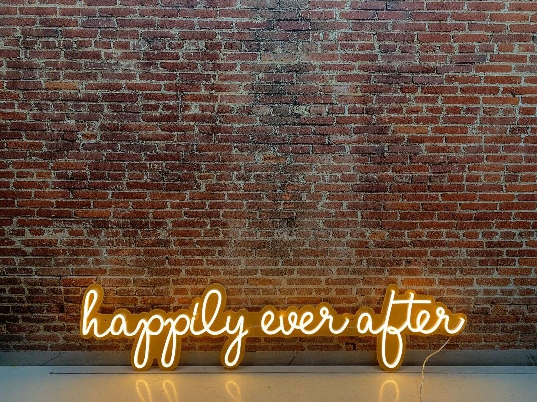 Happy Ever After Neon Sign