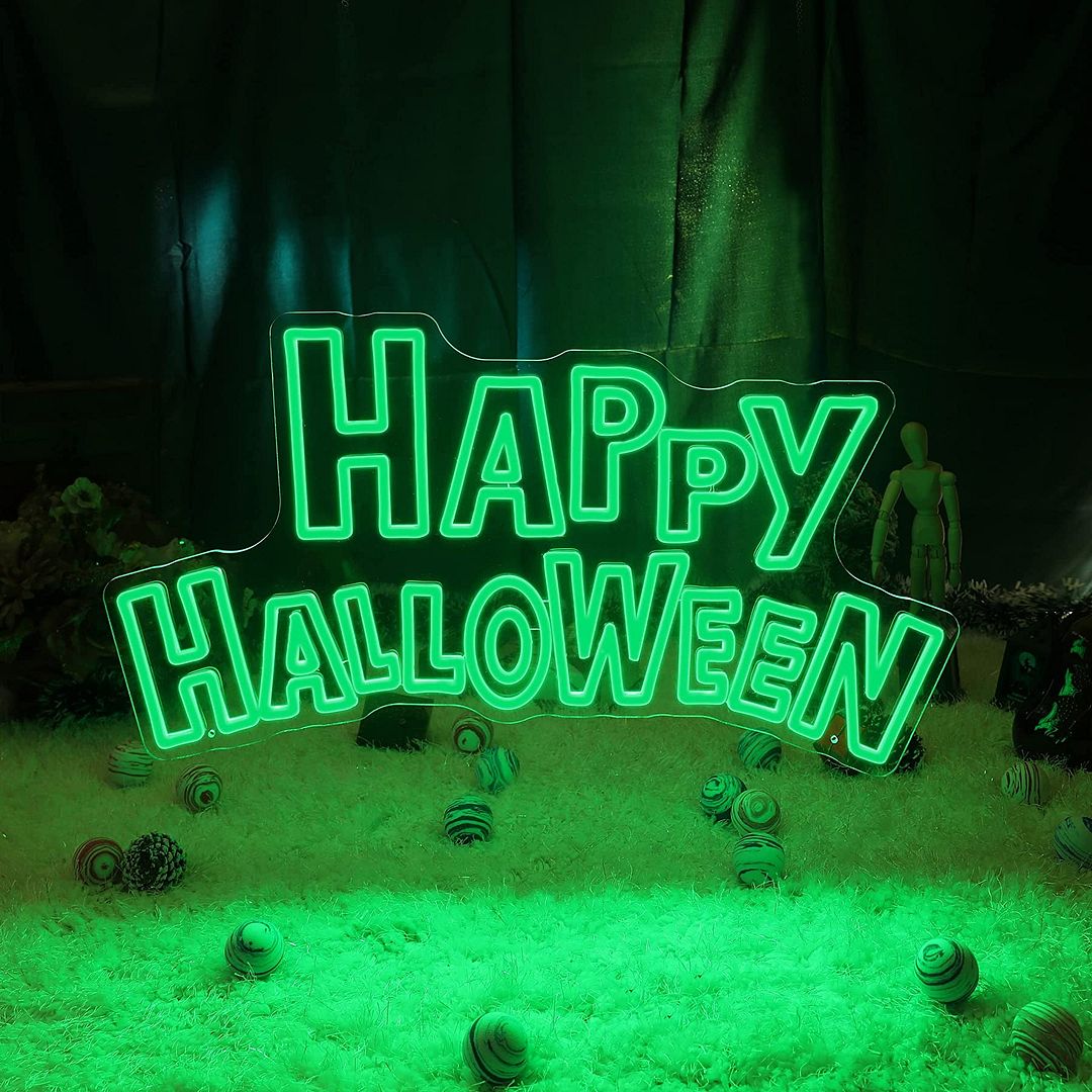 Happy Halloween Neon Sign