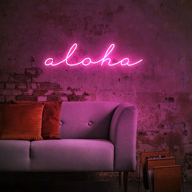 Hawaii Aloha LED Neon Sign light up sign